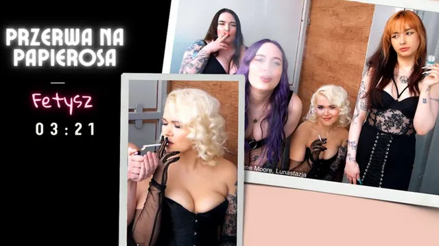 Okładka galerii: Fetysz palenia. Przerwa na papierosa