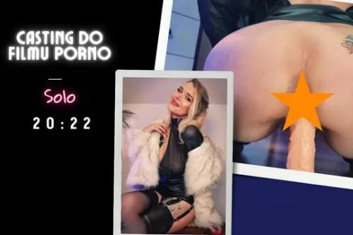 Okładka galerii: Casting do filmu porno, blowjob, ujeżdżanie dildo, JOI