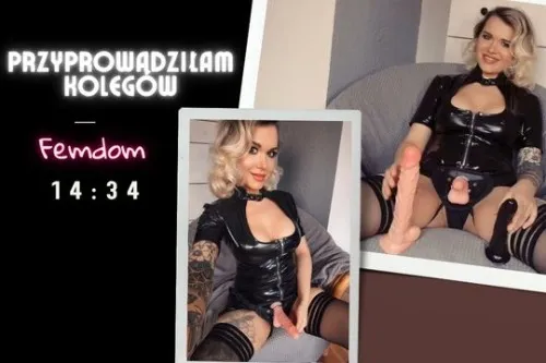 Okładka galerii: Przyprowadziłam kolegów. Nauka obciągania i dawania dupy, strapon