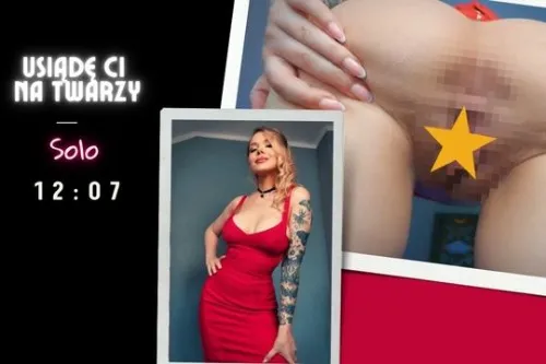 Okładka galerii: Usiądę Ci na twarzy. Macocha siada Ci na twarzy i squirtuje