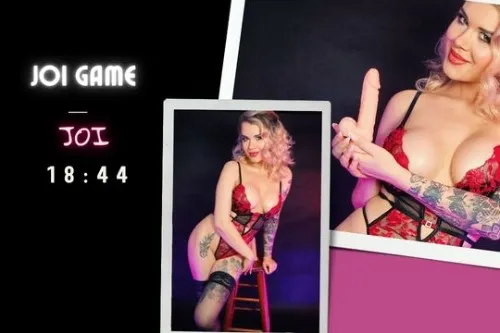 Okładka galerii: JOI game. Instrukcje masturbacji, 3 poziomy trudności