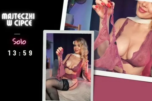 Okładka galerii: Majteczki w cipce, fetysz bielizny, masturbacja, silny orgazm